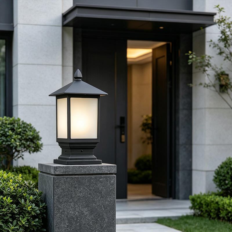Solar Fence Light Outdoor LED Pillar Light for Garden Outdoor Post Top Lamp Led Solar Light