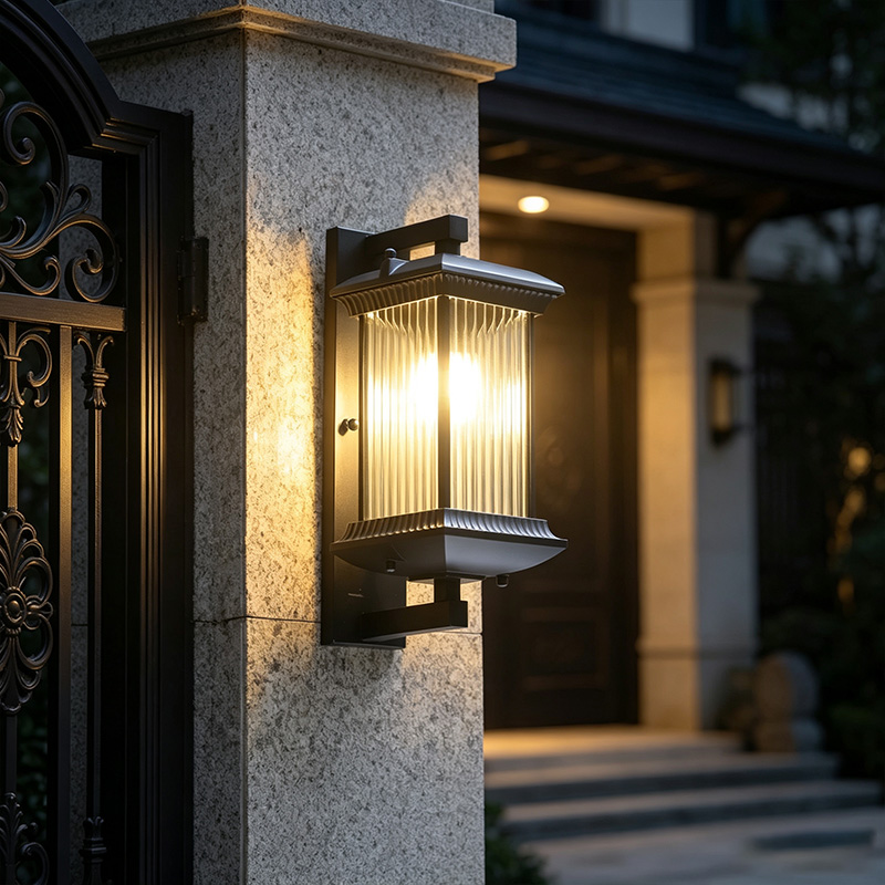 European Style Outdoor Wall Lamp Retro Waterproof Outdoor Wall Lamp Corridor and Passageway Ambient Decorative Led Wall Lamp