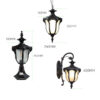 Decorative Fancy Led Main House Gate Pillar Light