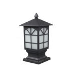 Antique Outdoor Fence Column Lamp