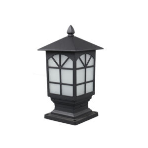 Antique Outdoor Fence Column Lamp